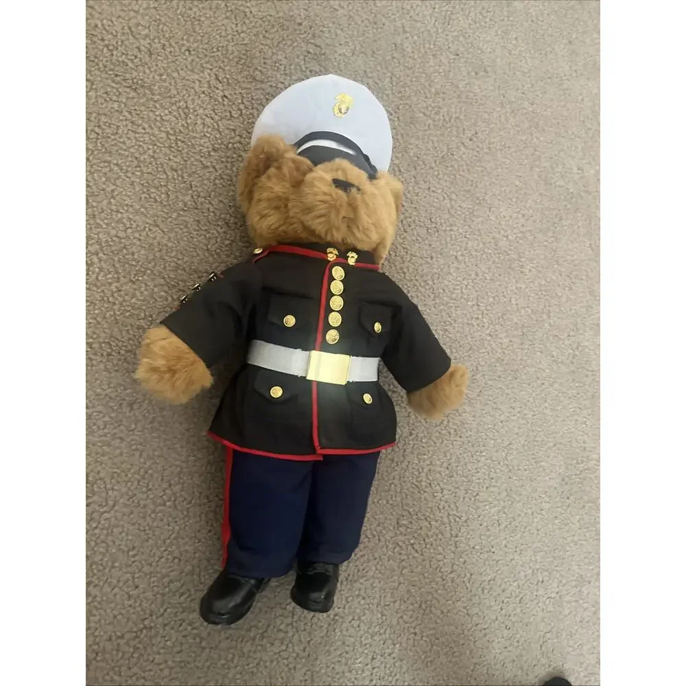 Genuine U.S. MARINE CORPS ENLISTED DRESS BLUE UNIFORM PLUSH BEAR 21